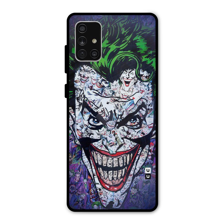 Art Face Metal Back Case for Galaxy A71