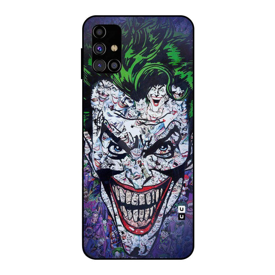 Art Face Metal Back Case for Galaxy M31s