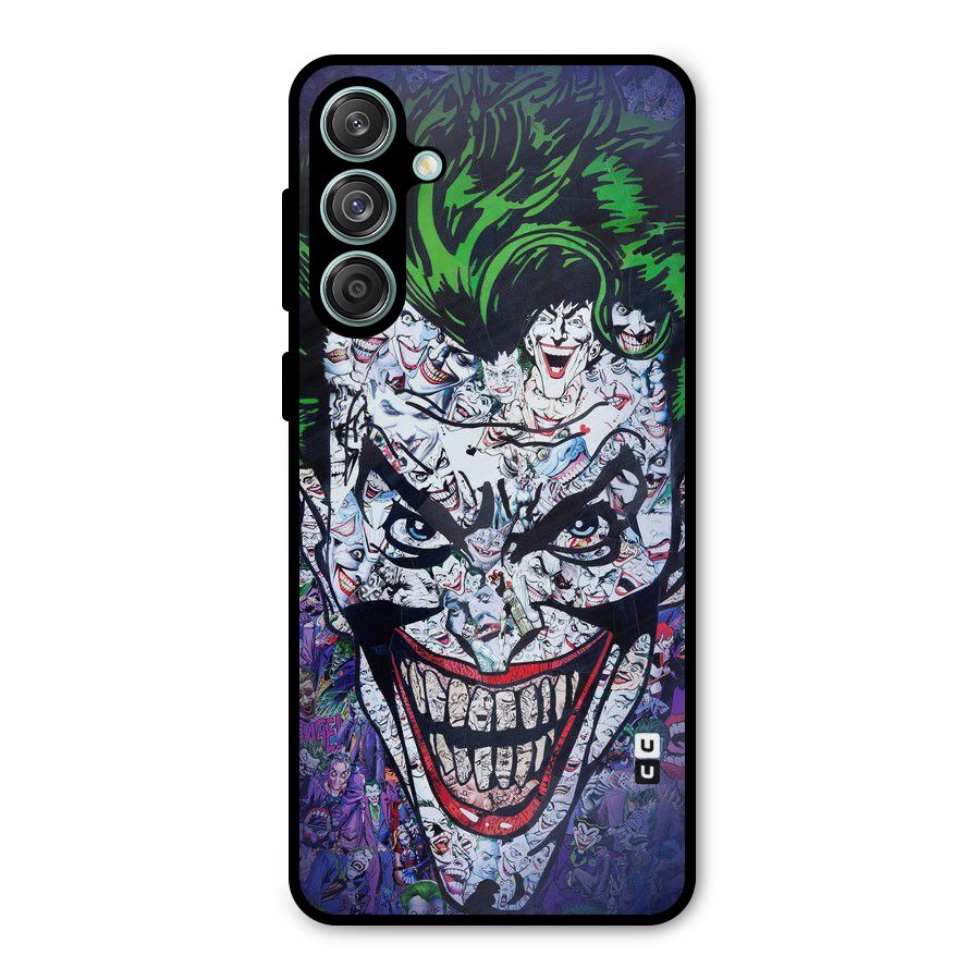 Art Face Metal Back Case for Galaxy M55 5G