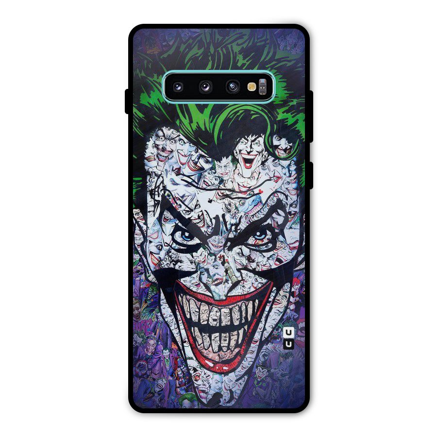 Art Face Metal Back Case for Galaxy S10 Plus