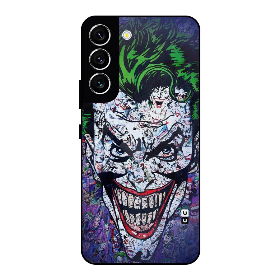 Art Face Metal Back Case for Galaxy S22 5G