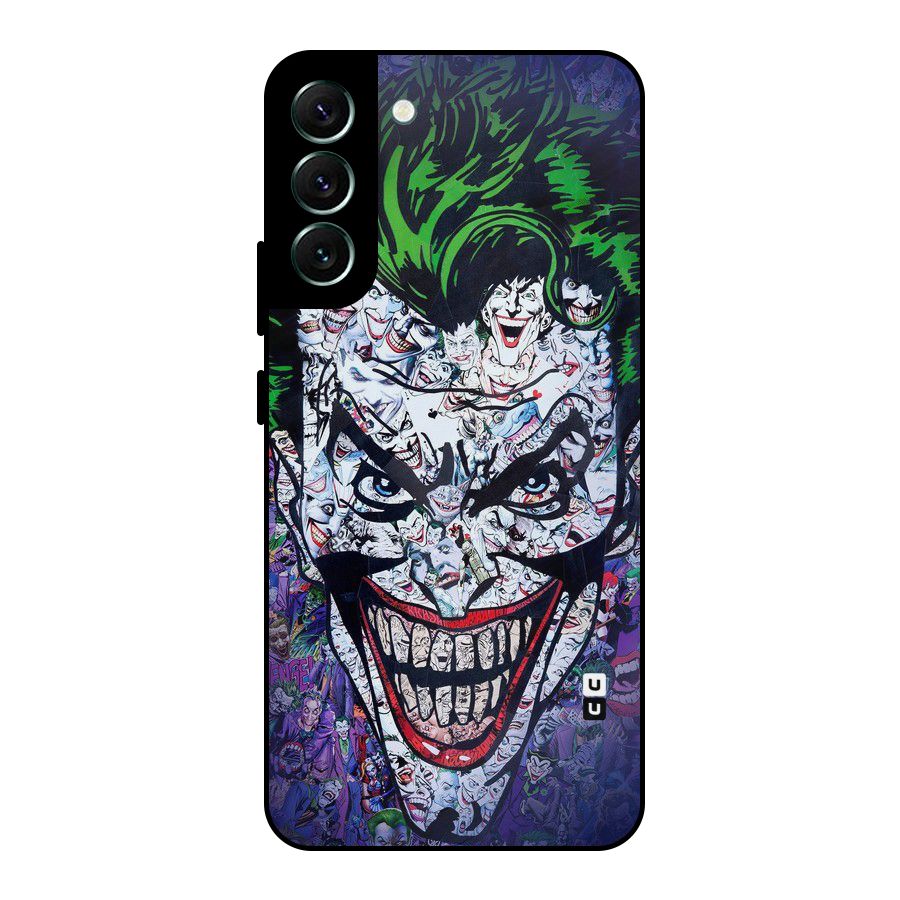 Art Face Metal Back Case for Galaxy S22 Plus 5G