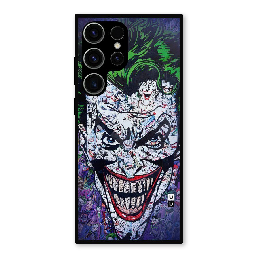 Art Face Metal Back Case for Galaxy S23 Ultra