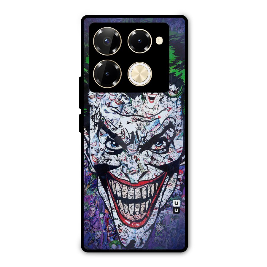 Art Face Metal Back Case for Infinix Note 40 Pro Plus