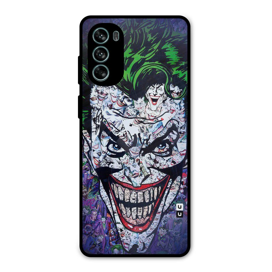 Art Face Metal Back Case for Moto G62