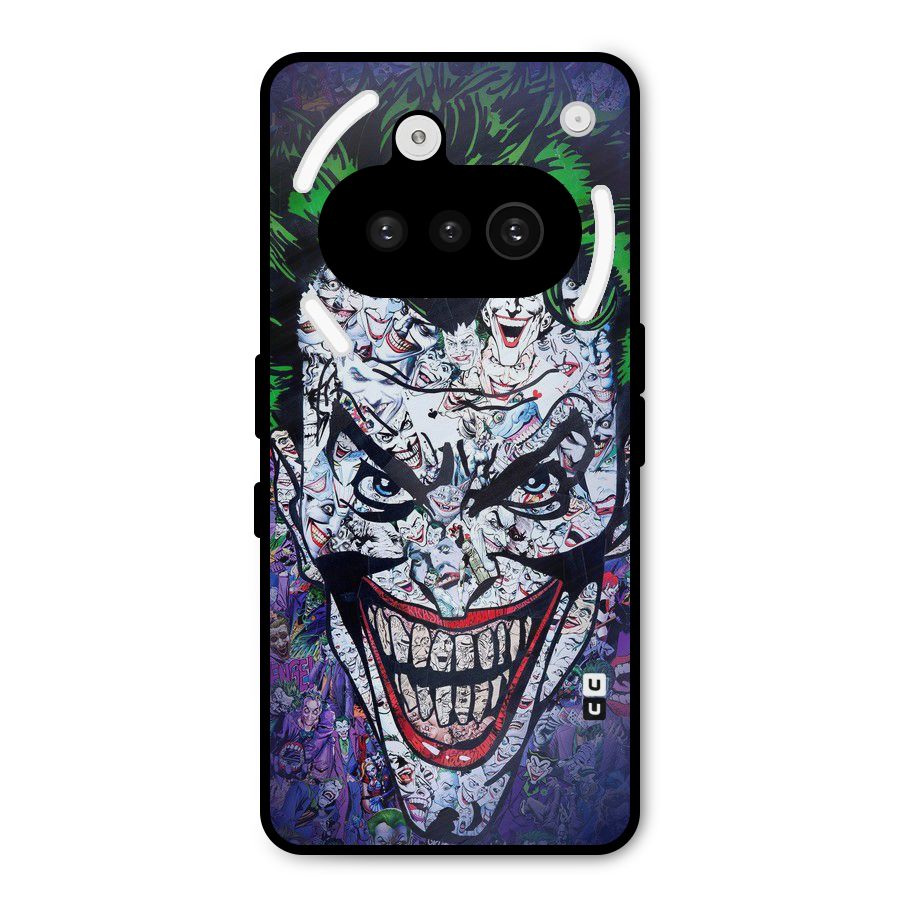 Art Face Metal Back Case for Nothing Phone 3a