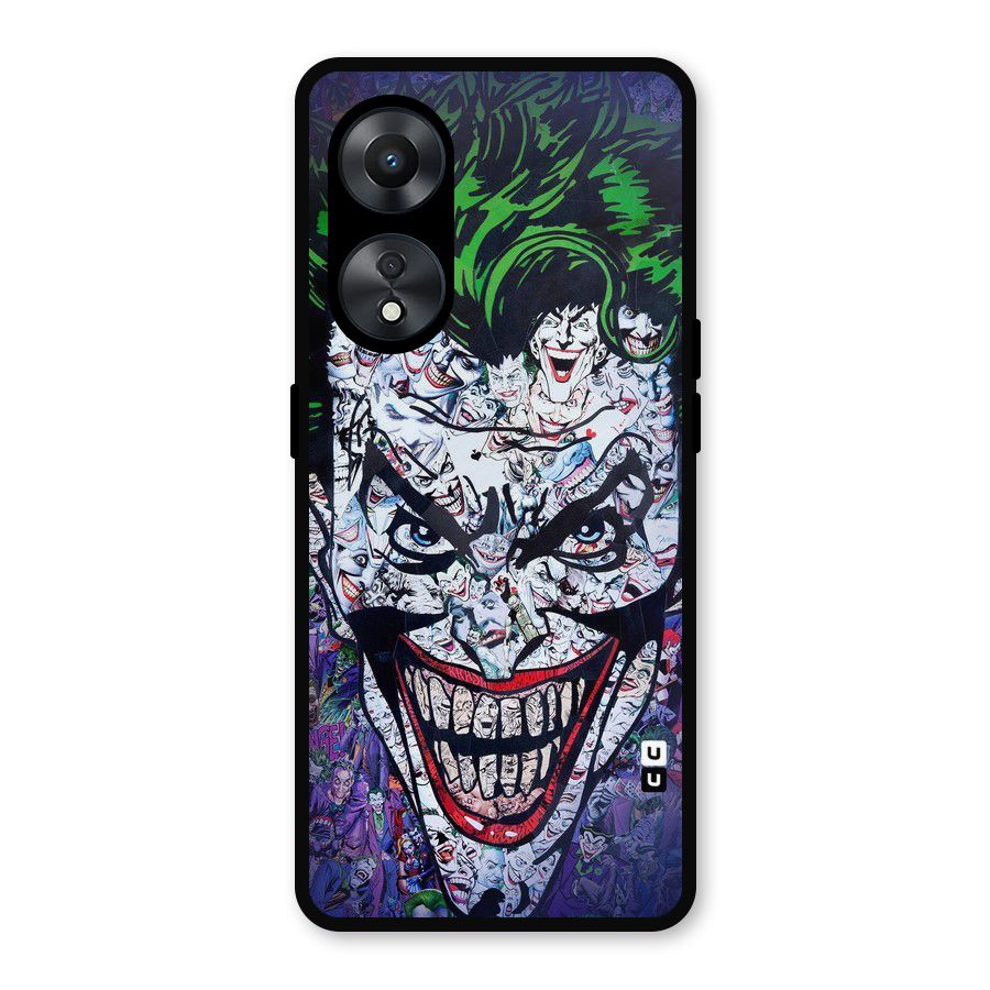 Art Face Metal Back Case for Oppo A78