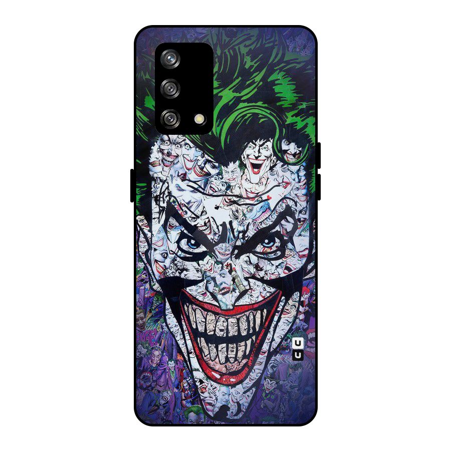 Art Face Metal Back Case for Oppo F19