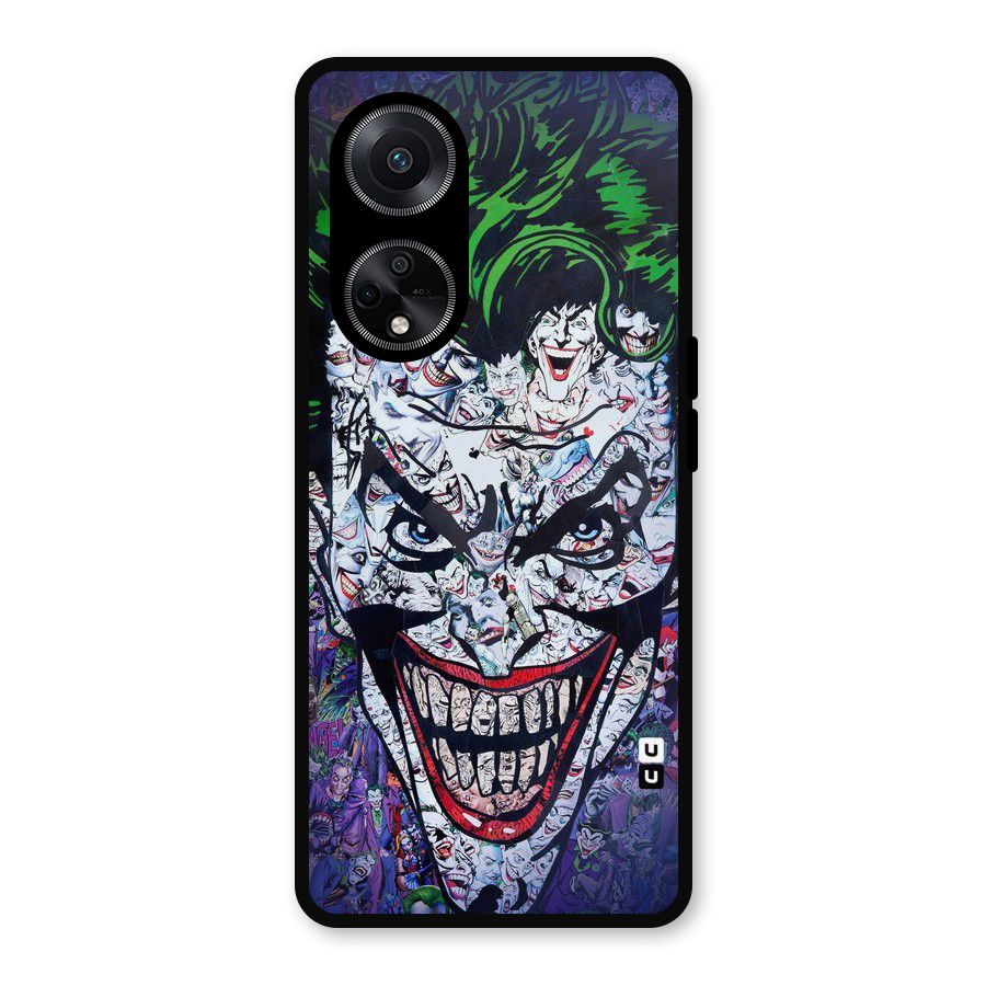Art Face Metal Back Case for Oppo F23