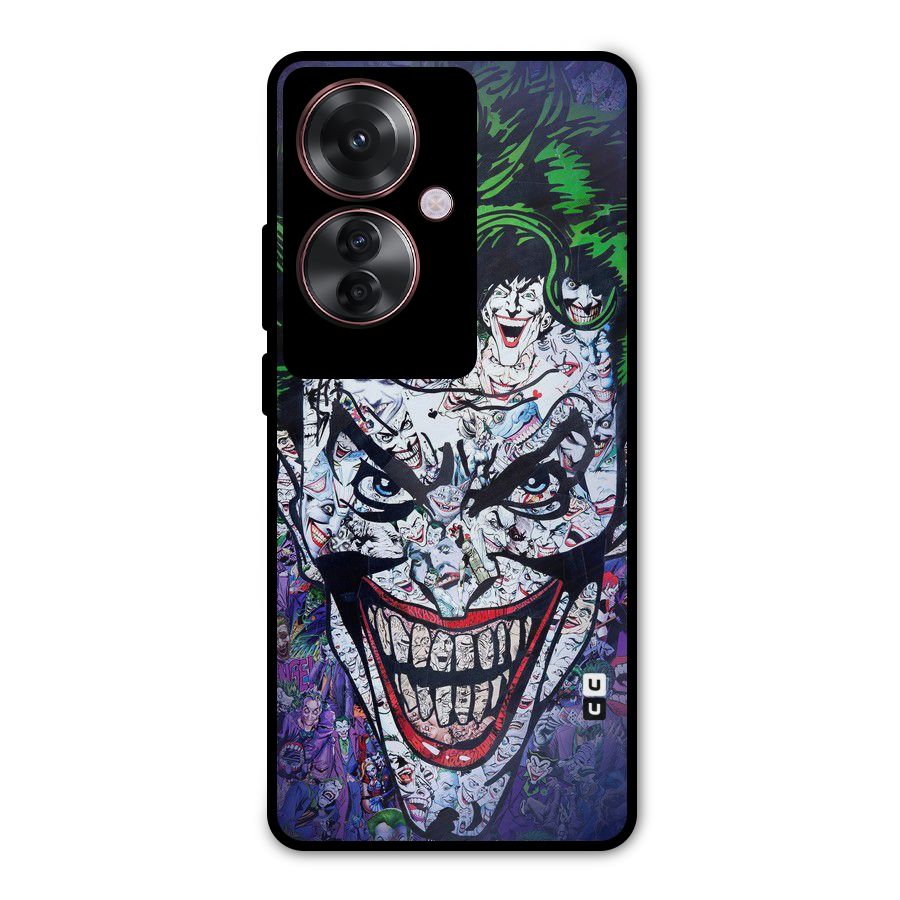 Art Face Metal Back Case for Oppo F25 Pro