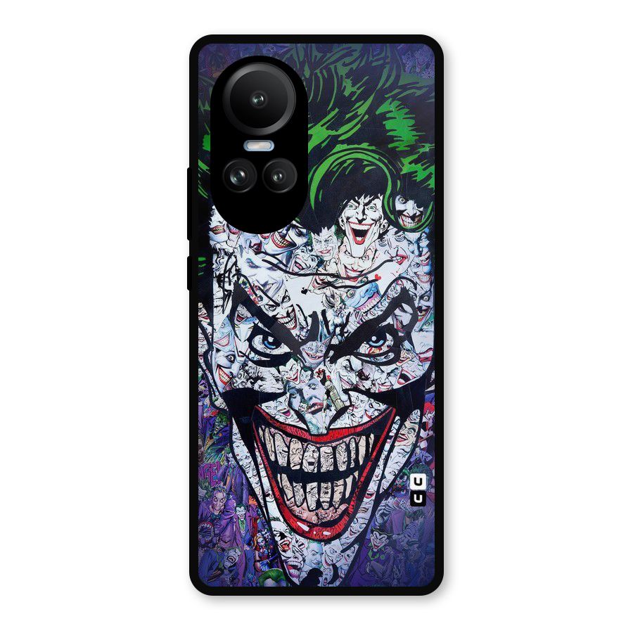 Art Face Metal Back Case for Oppo Reno10