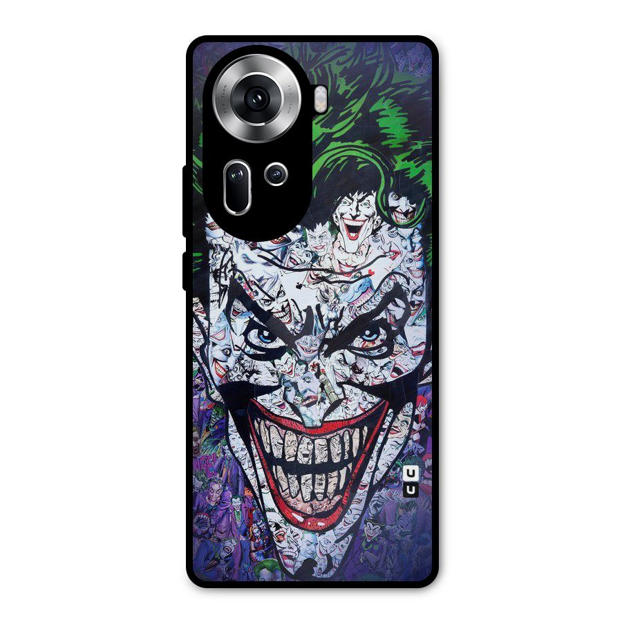 Art Face Metal Back Case for Oppo Reno11 5G