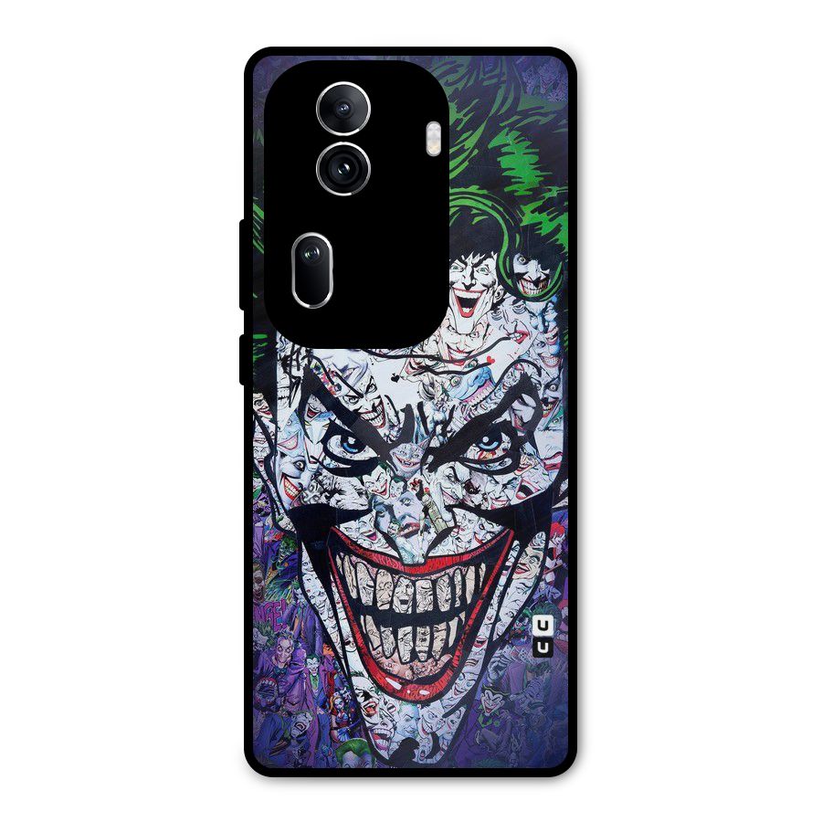 Art Face Metal Back Case for Oppo Reno11 Pro 5G