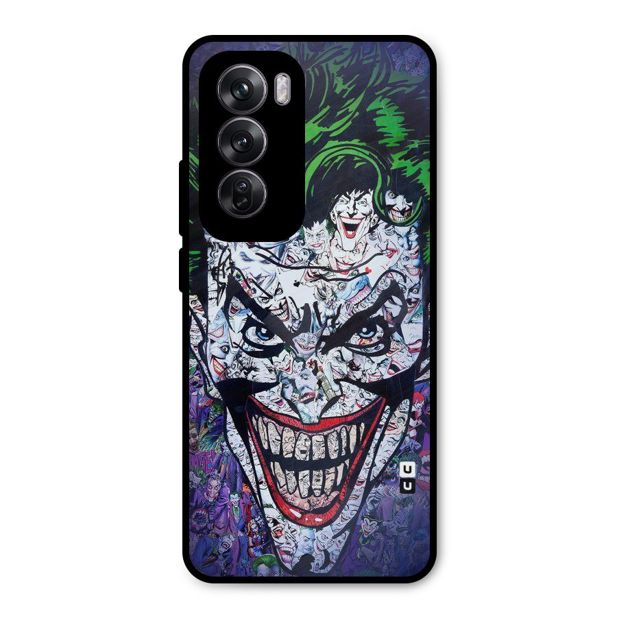 Art Face Metal Back Case for Oppo Reno12 Pro