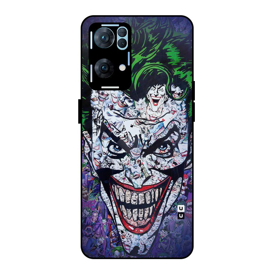 Art Face Metal Back Case for Oppo Reno7 Pro 5G