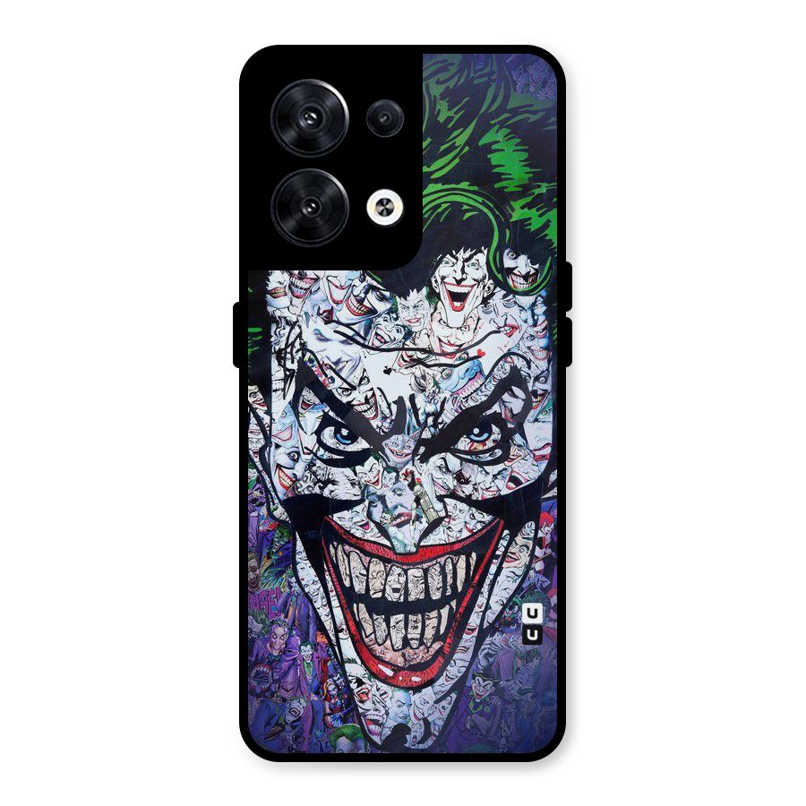 Art Face Metal Back Case for Oppo Reno8 5G