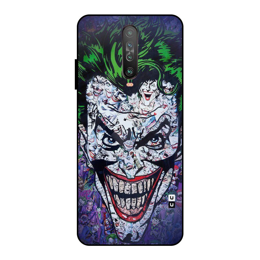 Art Face Metal Back Case for Poco X2