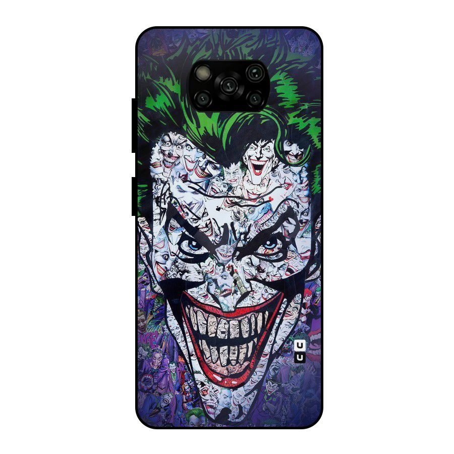 Art Face Metal Back Case for Poco X3