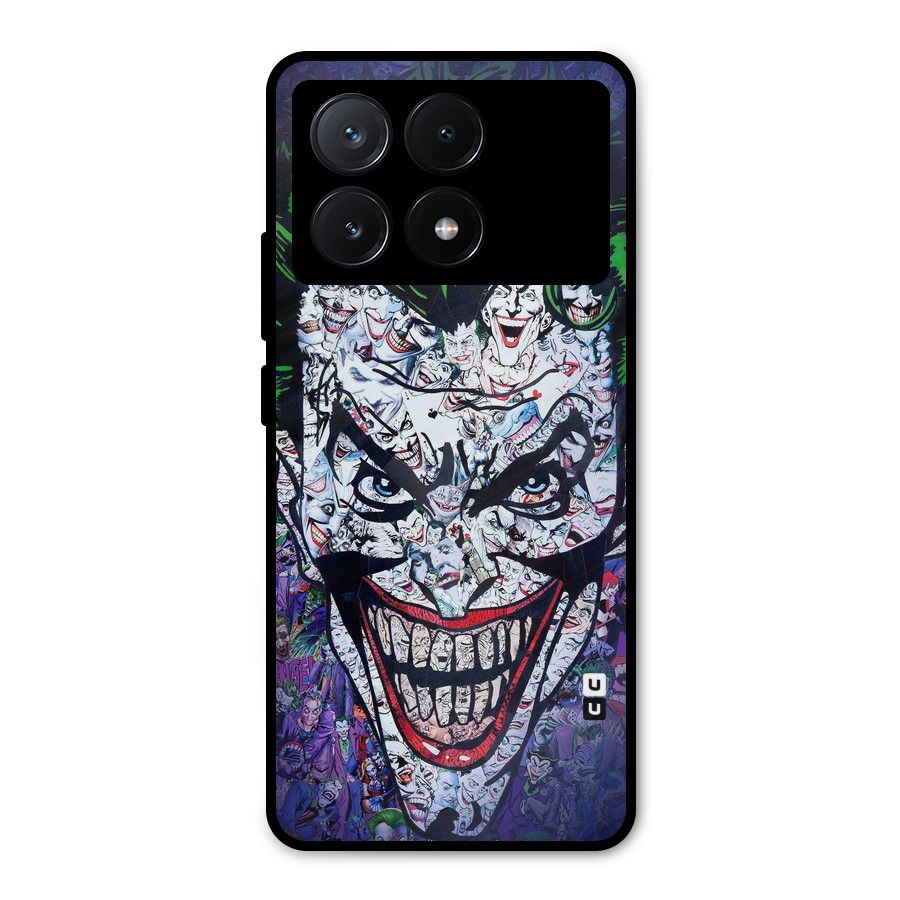 Art Face Metal Back Case for Poco X6 Pro