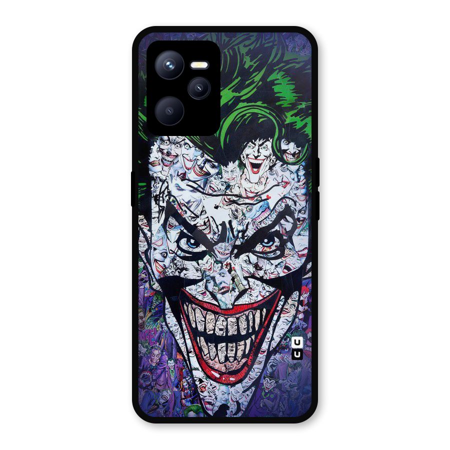 Art Face Metal Back Case for Realme C35