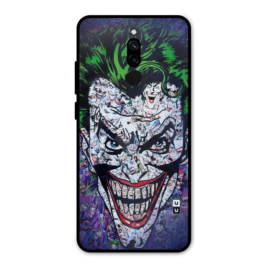 Art Face Metal Back Case for Redmi 8