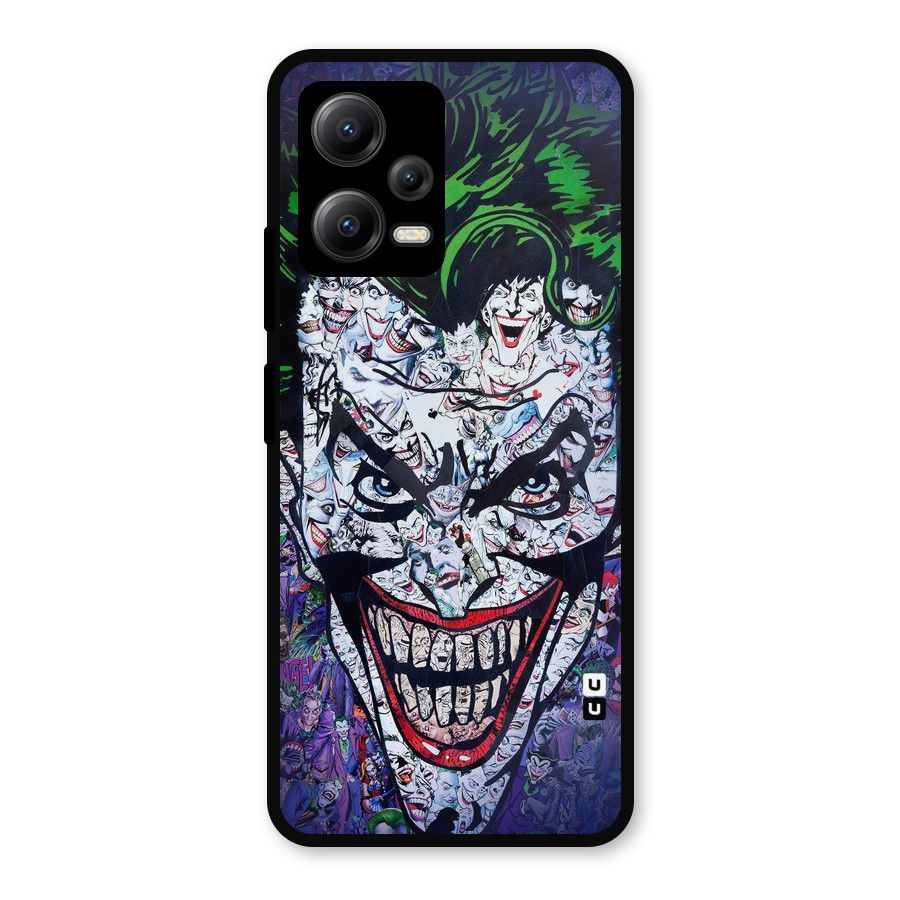 Art Face Metal Back Case for Redmi Note 12 5G