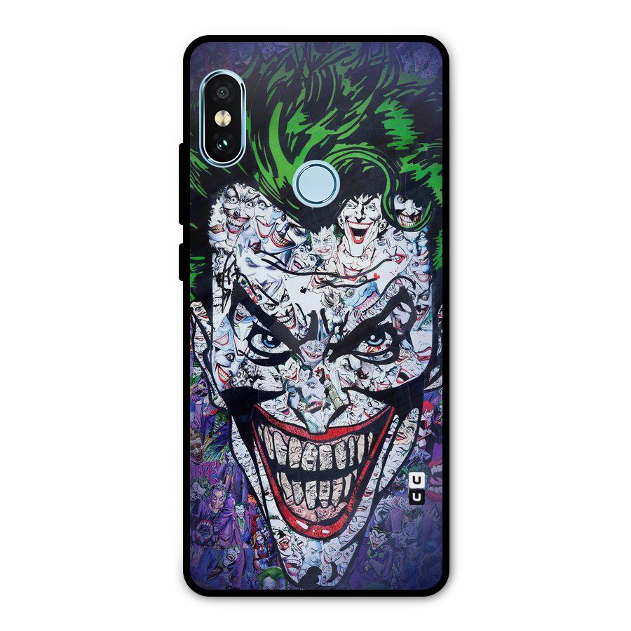 Art Face Metal Back Case for Redmi Note 5 Pro