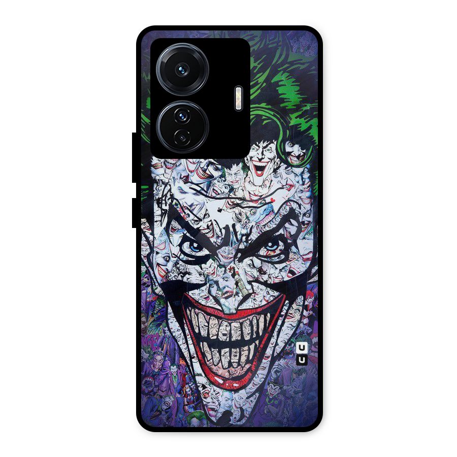 Art Face Metal Back Case for Vivo T1 Pro