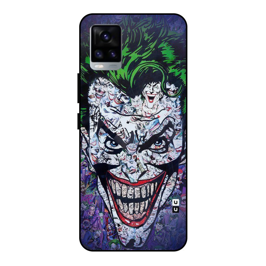 Art Face Metal Back Case for Vivo V20 2021