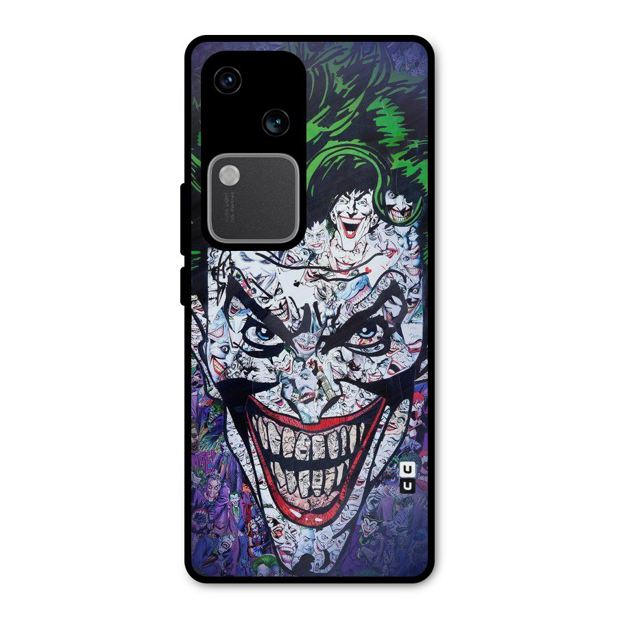 Art Face Metal Back Case for Vivo V30 Pro