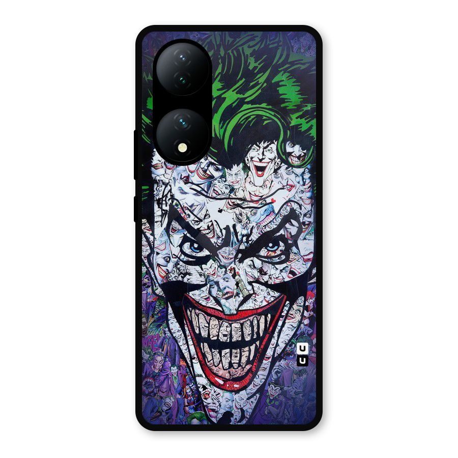 Art Face Metal Back Case for Vivo Y100
