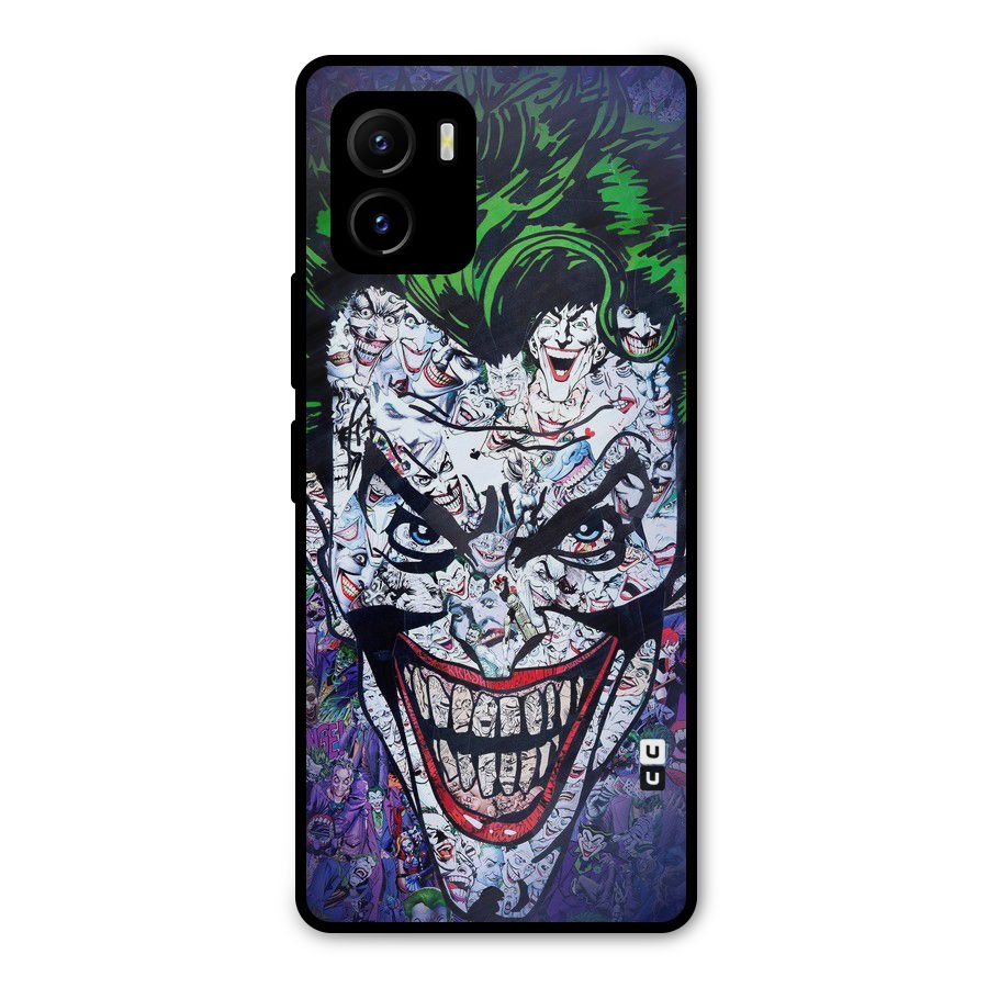 Art Face Metal Back Case for Vivo Y15s