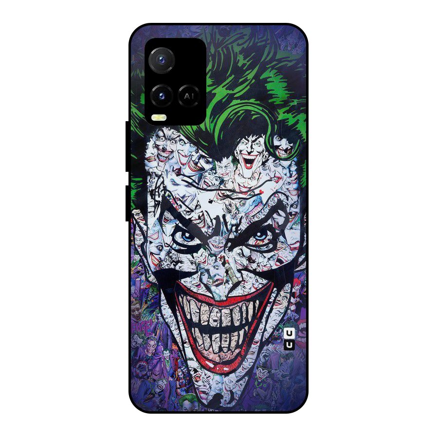 Art Face Metal Back Case for Vivo Y21A