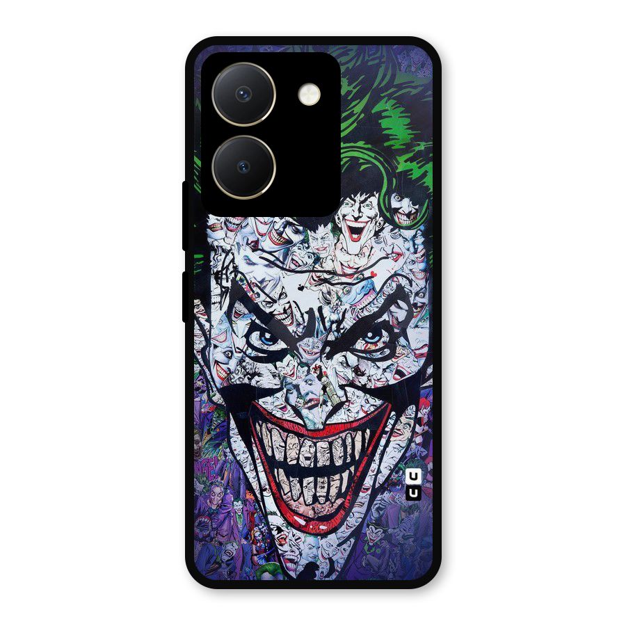 Art Face Metal Back Case for Vivo Y36