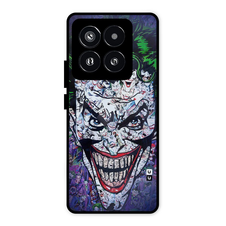 Art Face Metal Back Case for Xiaomi 14 Pro