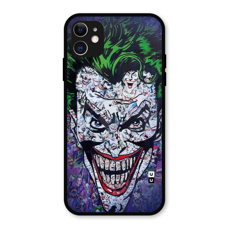 Art Face Metal Back Case for iPhone 11