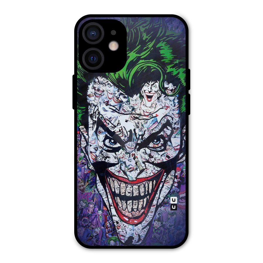 Art Face Metal Back Case for iPhone 12 Mini