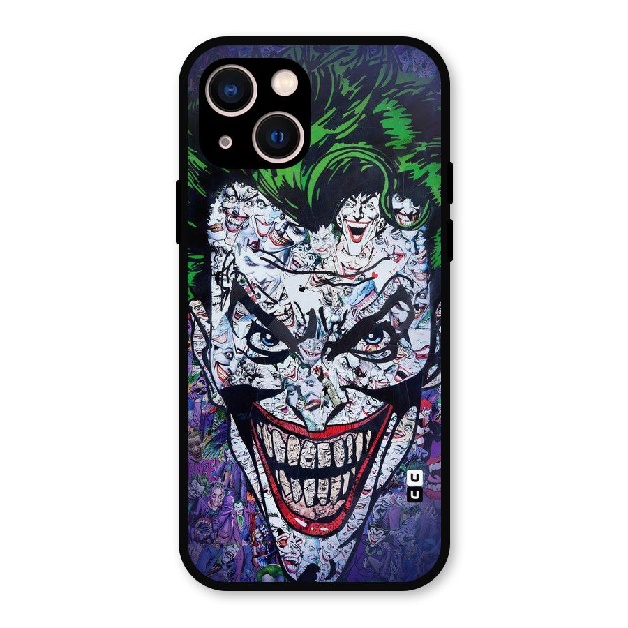 Art Face Metal Back Case for iPhone 13