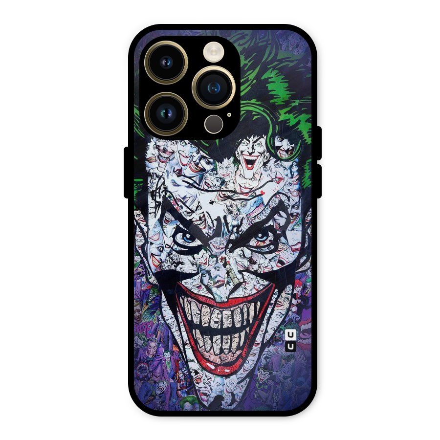 Art Face Metal Back Case for iPhone 14 Pro