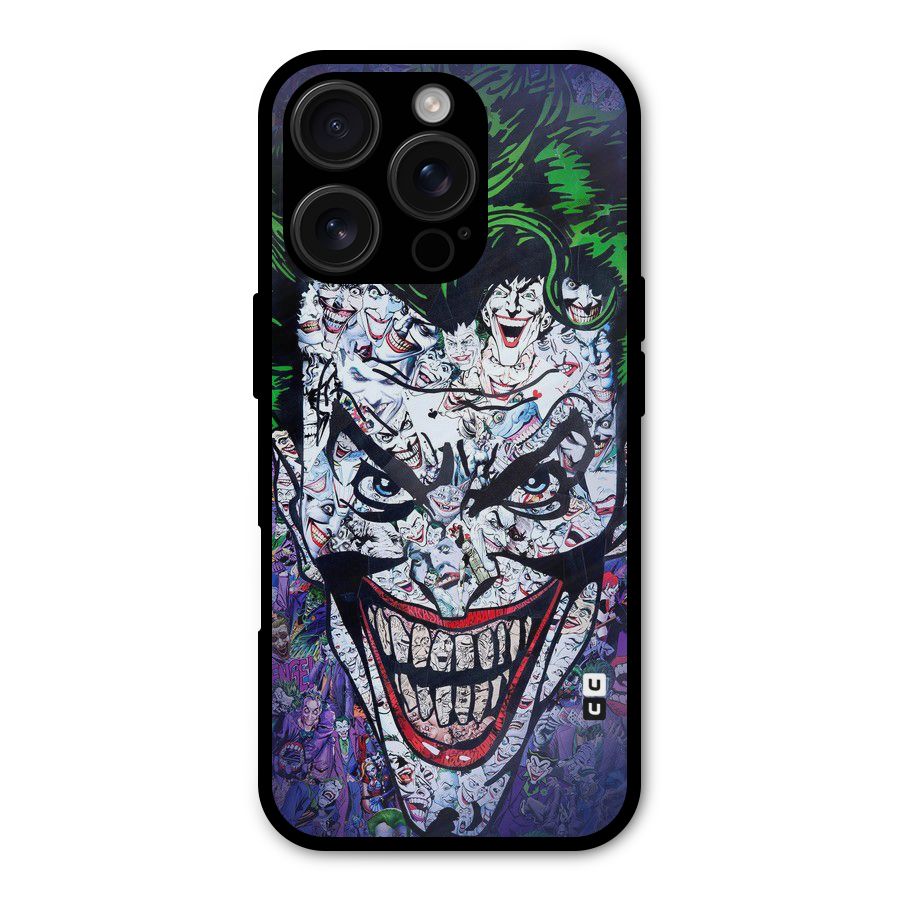 Art Face Metal Back Case for iPhone 16 Pro