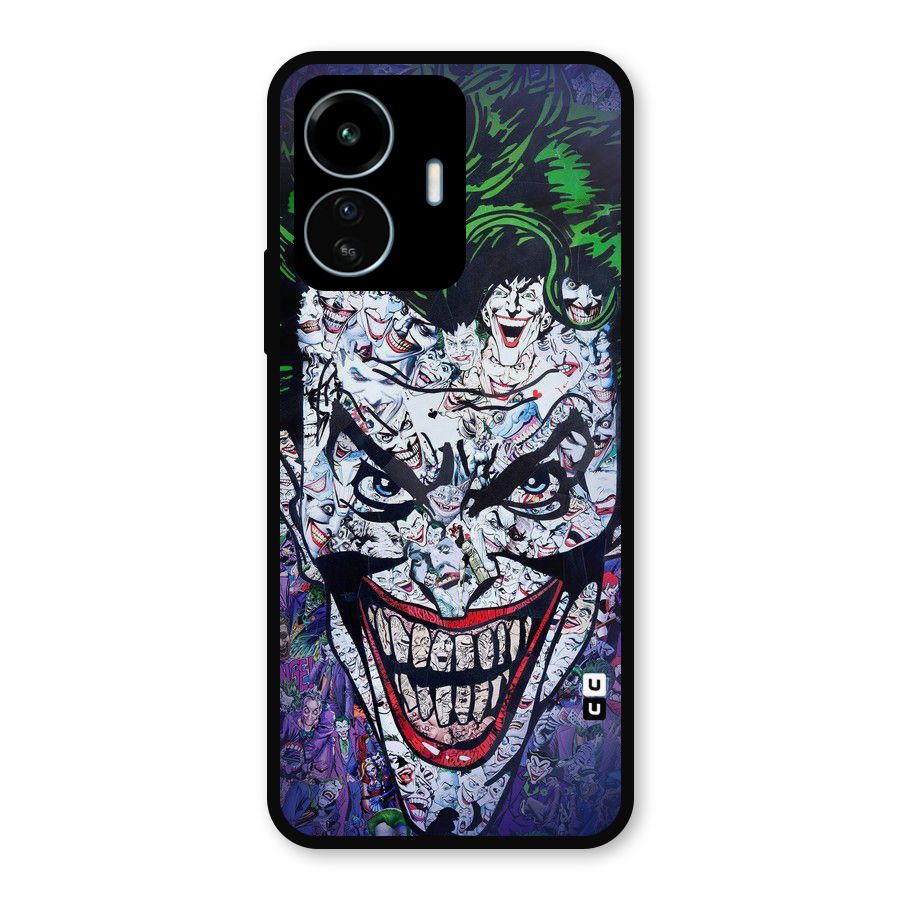 Art Face Metal Back Case for vivo iQOO Z6 Lite 5G