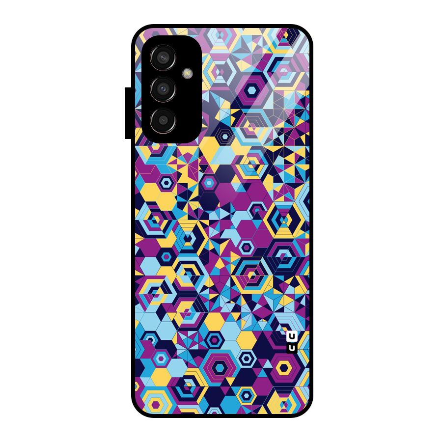 Artistic Abstract Glass Back Case for Galaxy F13