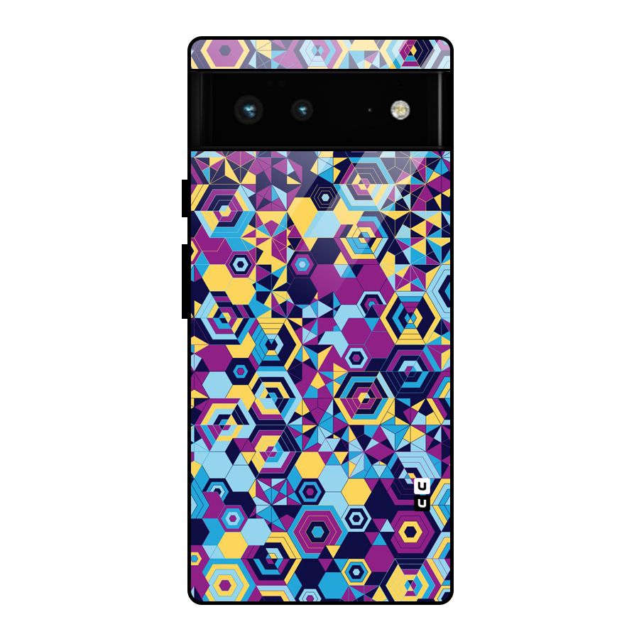 Artistic Abstract Glass Back Case for Google Pixel 6