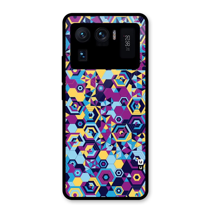 Artistic Abstract Glass Back Case for Mi 11 Ultra