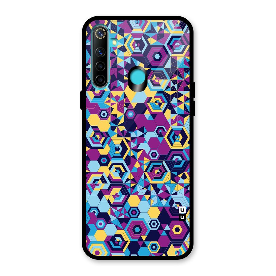 Artistic Abstract Glass Back Case for Realme 5