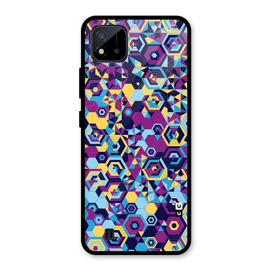 Artistic Abstract Glass Back Case for Realme C11 2021