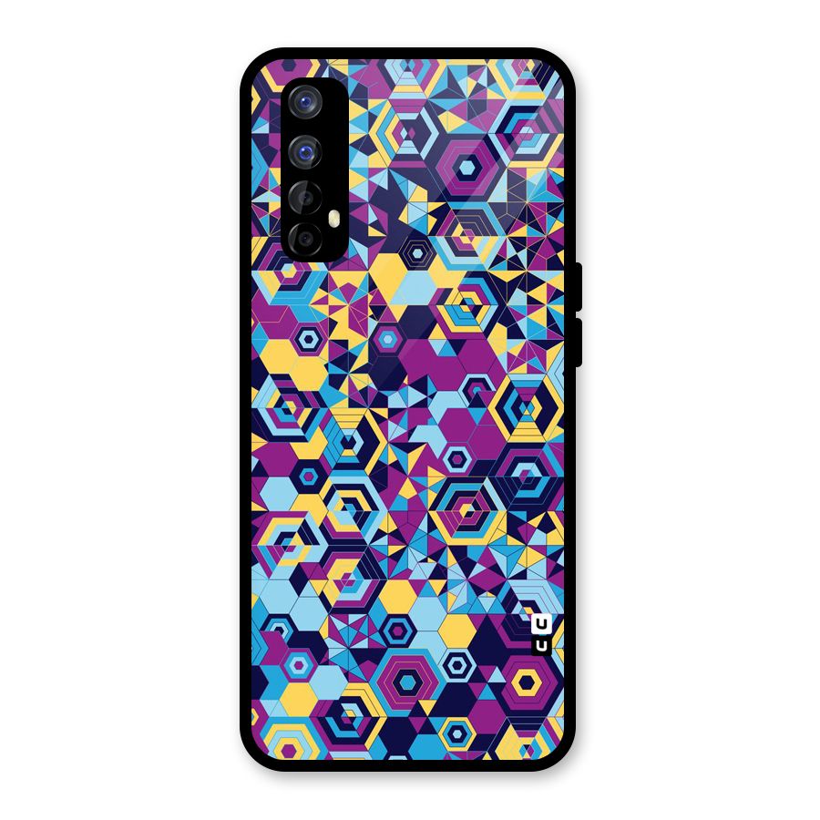 Artistic Abstract Glass Back Case for Realme Narzo 20 Pro