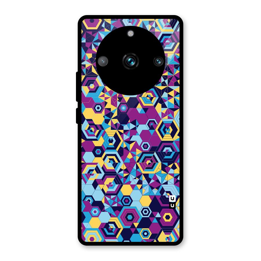 Artistic Abstract Glass Back Case for Realme Narzo 60 Pro