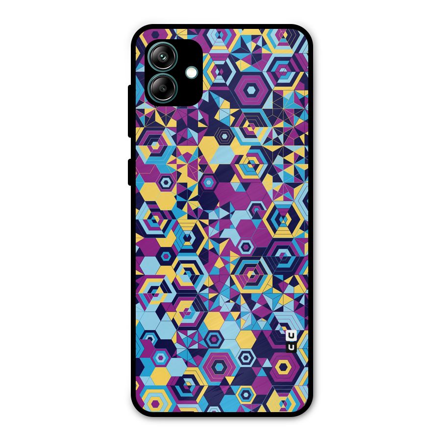 Artistic Abstract Metal Back Case for Galaxy A04
