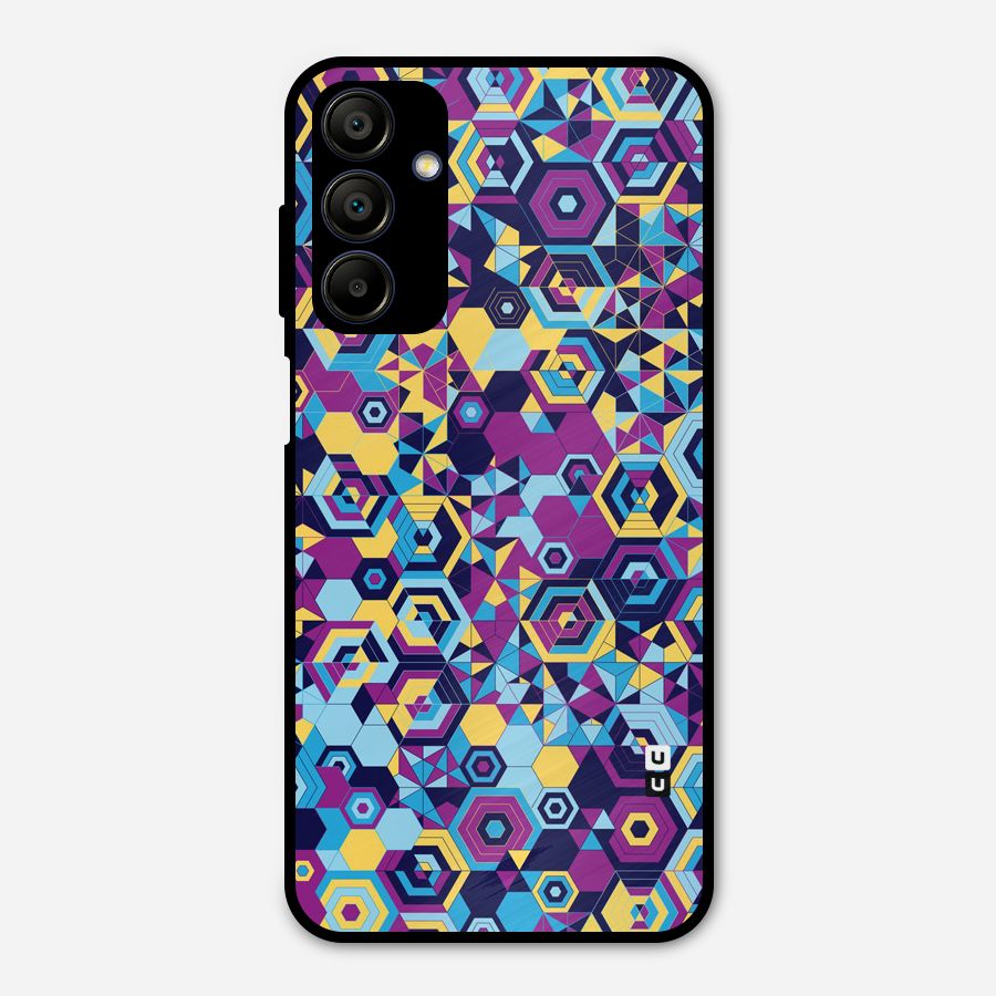 Artistic Abstract Metal Back Case for Galaxy A15 5G